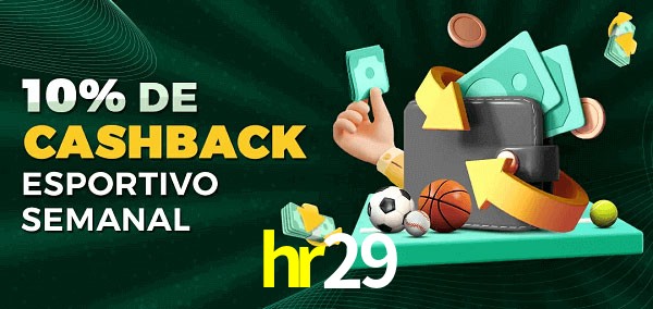 10% de bônus de cashback na hr29
